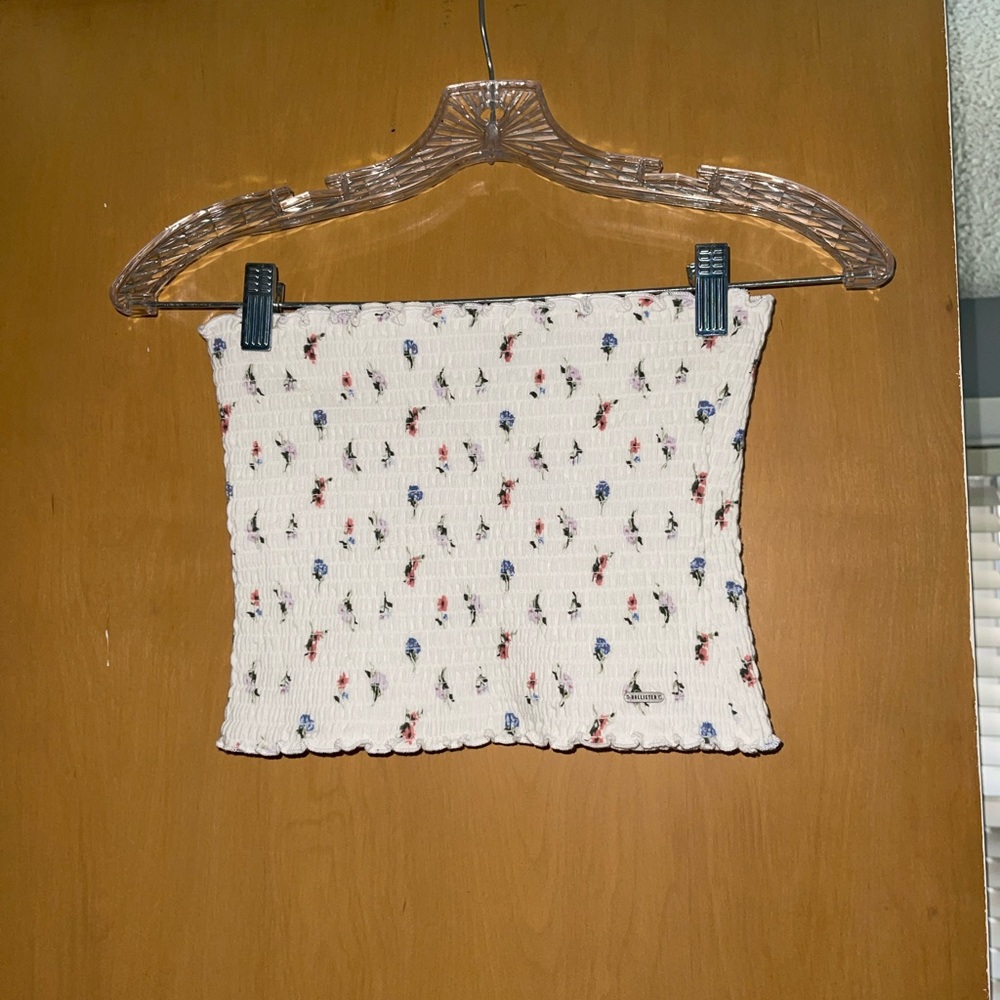 Floral Hollistee Tube Top